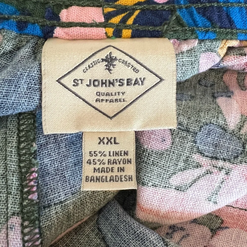 ST JOHN’S BAY WOMEN’S FLORAL SHORTS / SIZE: XXL / SUMMER / NEW